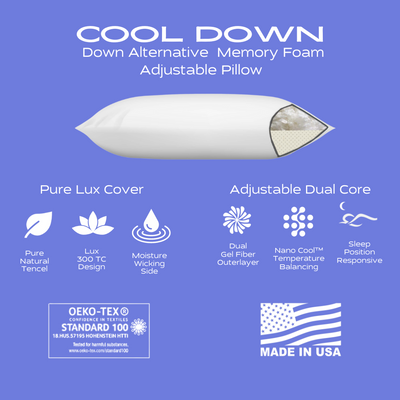 Cool Down Adjustable Pillow
