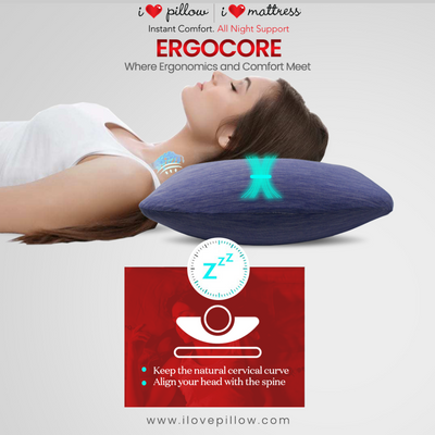 Cool Fit Memory Foam Pillow (4 Colors to Select)