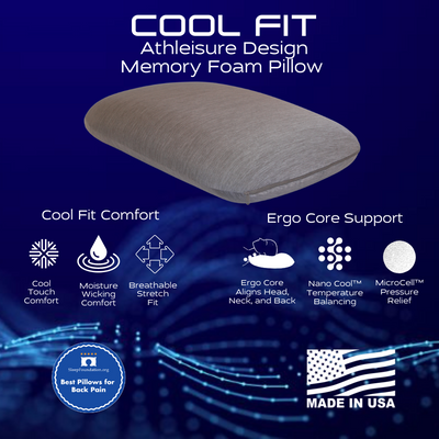 Cool Fit Memory Foam Pillow