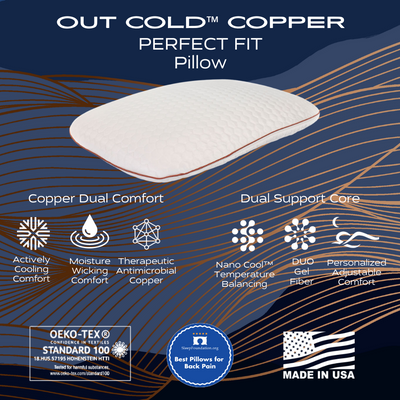 Out Cold™ Copper Adjustable Pillow