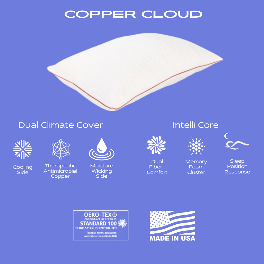 Copper Cloud Pillow