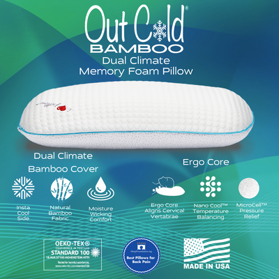 Out Cold™ Bamboo Memory Foam Pillow
