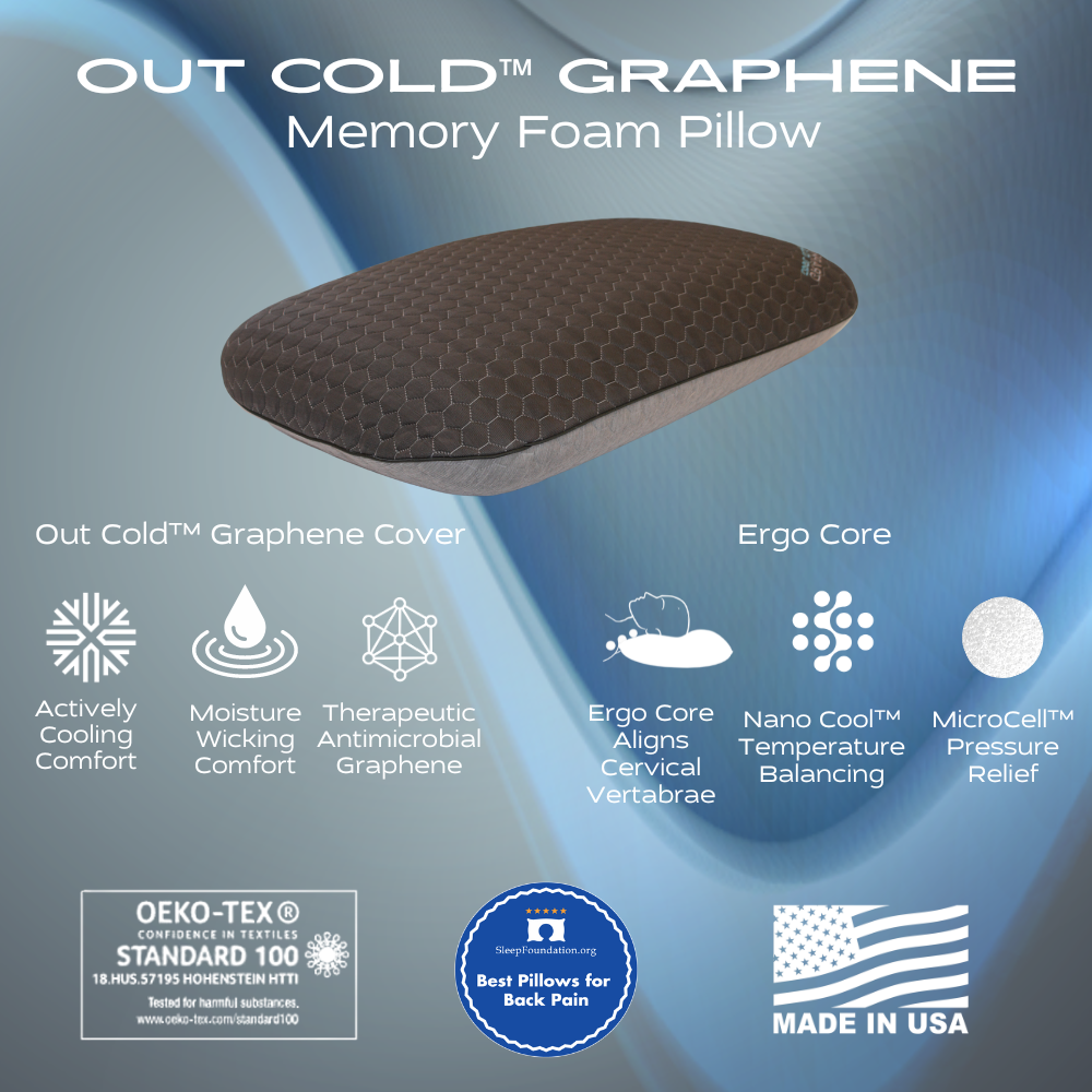 Out Cold™ Graphene Memory Foam Pillow